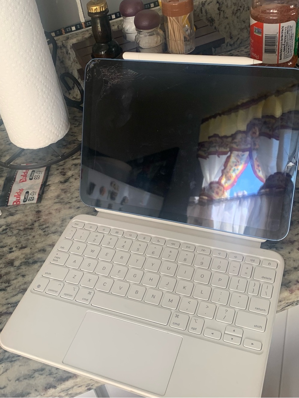 Keyboard and case from Apple for iPad